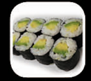 Maki de Aguacate (8 piezas)
